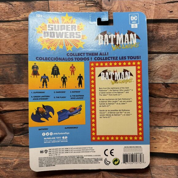 McFarlane DC Super Powers Batman Who Laughs 5" Action Figure New 2022 MOC Toy - Picture 2 of 7